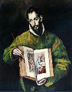 El Greco Lukas als Maler oil